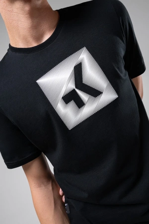 T-shirt Unisex Gobik Overlines 2.0 Jet Black