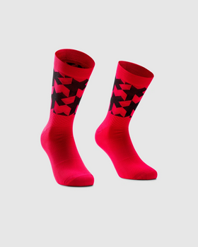 Skarpetki kolarskie Assos Monogram EVO Lunar Red