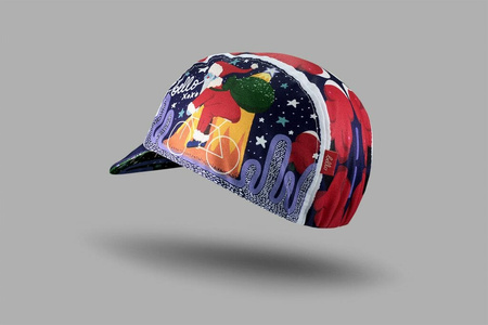 Czapeczka kolarska Bello Santa on Wheels