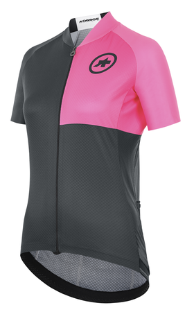 Koszulka damska Assos UMA GT C2 EVO Stahlstern Pink Fluo