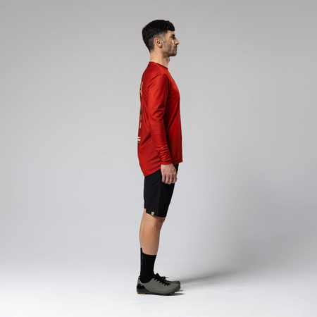 Koszulka męska LS MTB Gobik Terrain Rooibos