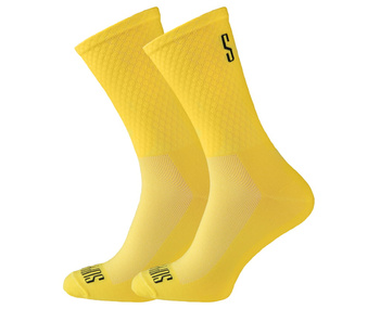 Skarpetki kolarskie Support Sport Żółte