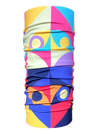 Komin wielofunkcyjny na chłodne dni TROFEO. Mosaic