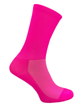 Skarpetki kolarskie Mono Pink Fluo Stylówa.PRO