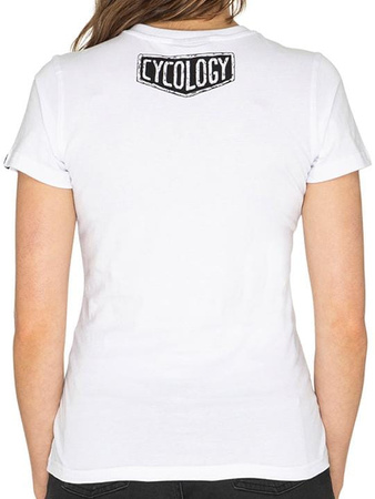 T-shirt damski Cycology Cycotherapy White