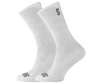 Skarpetki kolarskie Support Sport Białe