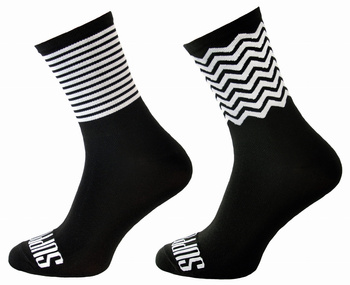 Skarpetki kolarskie Support Sport Zig-Zag Stripes