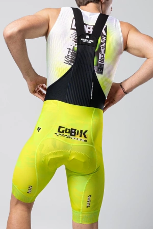 Spodenki męskie Gobik Absolute K10 Print Liquid Lime