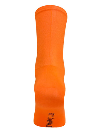 Skarpetki kolarskie Mono Orange Fluo Stylówa.PRO