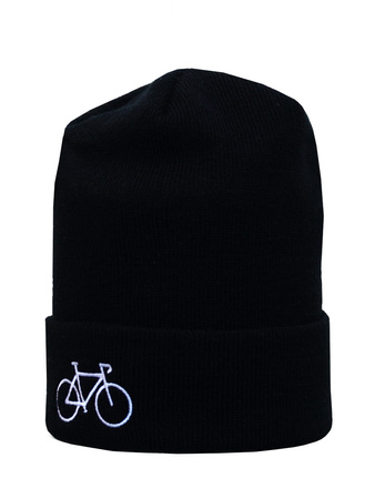 Czapka zimowa Stylówa.PRO WinterBike Czarny/Biały