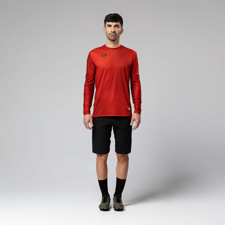 Koszulka męska LS MTB Gobik Terrain Rooibos