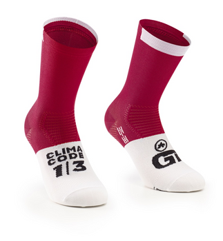 Skarpetki kolarskie Assos GT C2 Bolgheri Red