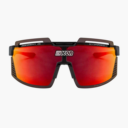 Okulary SCICON AEROWATT FOZA Black Gloss - SCNPP Multimirror Red