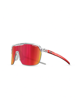 OKULARY ROWEROWE JULBO FREQUENCY  CRYSTAL/CZERWONE SPECTRON CAT 3