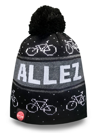 Czapka zimowa Stylówa.PRO Allez Allez Czarna