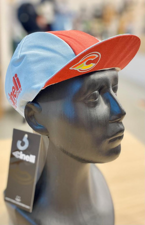 Czapeczka kolarska Cinelli We Bike Harder Brown Line