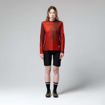 Koszulka damska LS MTB Gobik Terrain Rooibos