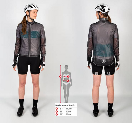 Kurtka damska Endura FS260-Pro Adrenaline Race Cape II Black