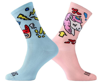 Skarpetki kolarskie Support Sport Bad Unicorn