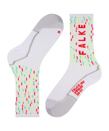 Skarpetki kolarskie Falke BC Impulse Unisex White