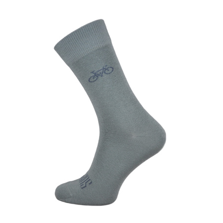 Skarpetki kolarskie Support Sport Cyclist Grey