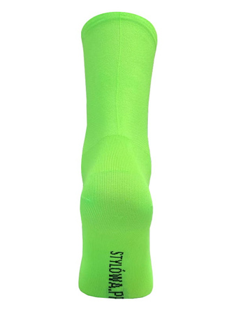 Skarpetki kolarskie Mono Green Fluo Stylówa.PRO