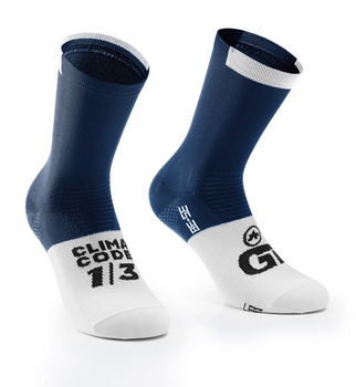 Skarpetki kolarskie Assos GT C2 Stone Blue