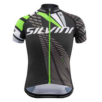 Koszulka dziecięca SILVINI Team czarno-zielona