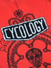 Koszulka kolarska męska Cycology Day Of The Living czerwona
