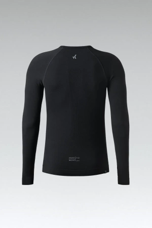 Bielizna termiczna męska LS Winter Merino Coal