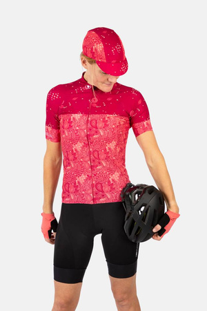 Koszulka damska Endura Paisley S/S LTD Berry