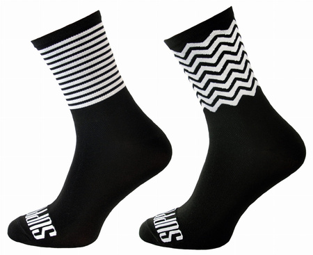 Skarpetki kolarskie Support Sport Zig-Zag Stripes