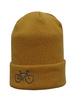 Czapka zimowa Stylówa.PRO WinterBike Musztarda/Szary